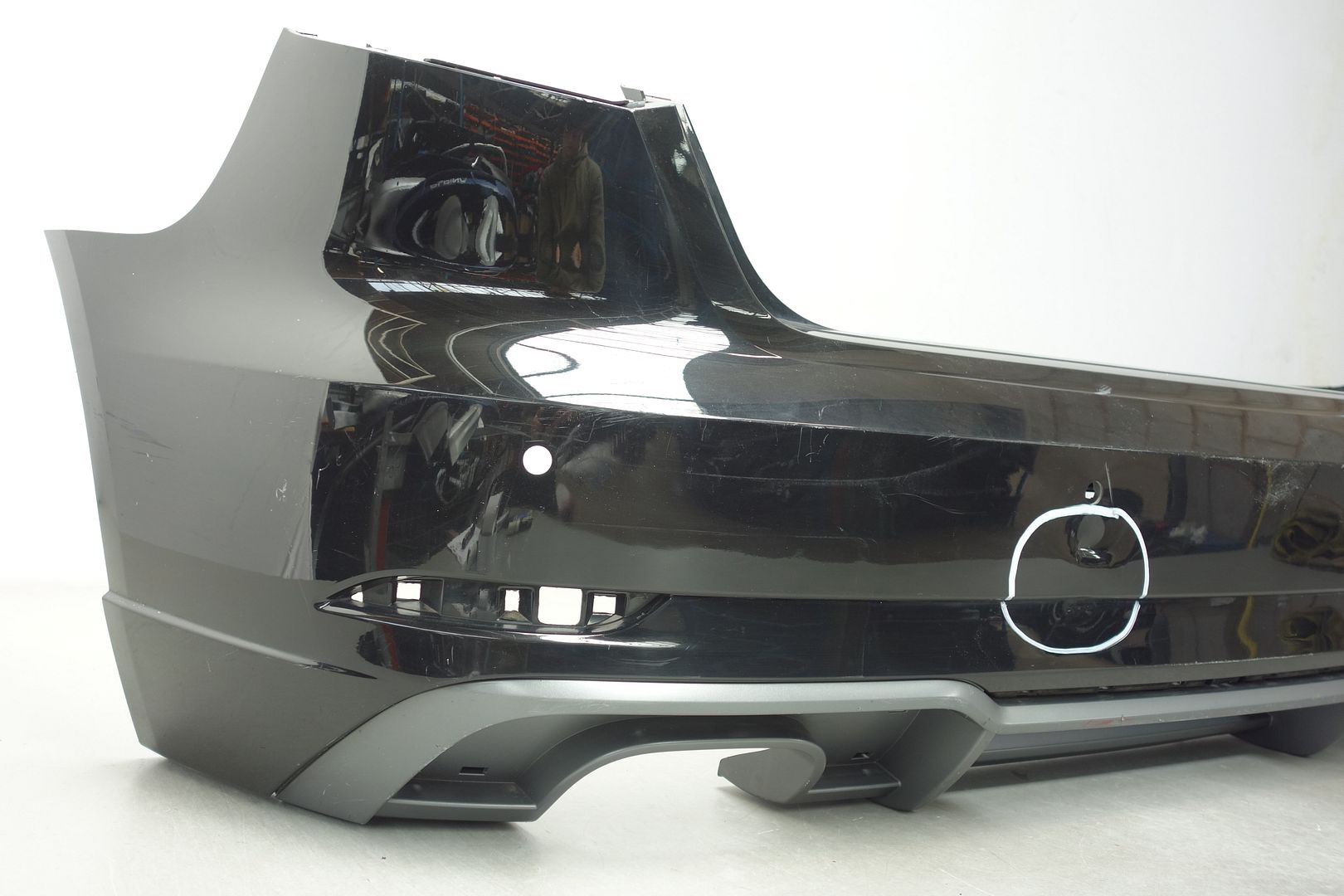 GENUINE AUDI A3 8V 2016onwards S LINE 5 Door SPORTBACK REAR BUMPER